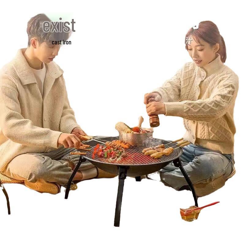 Portable Outdoor Charcoal Stove for Tea & BBQ
