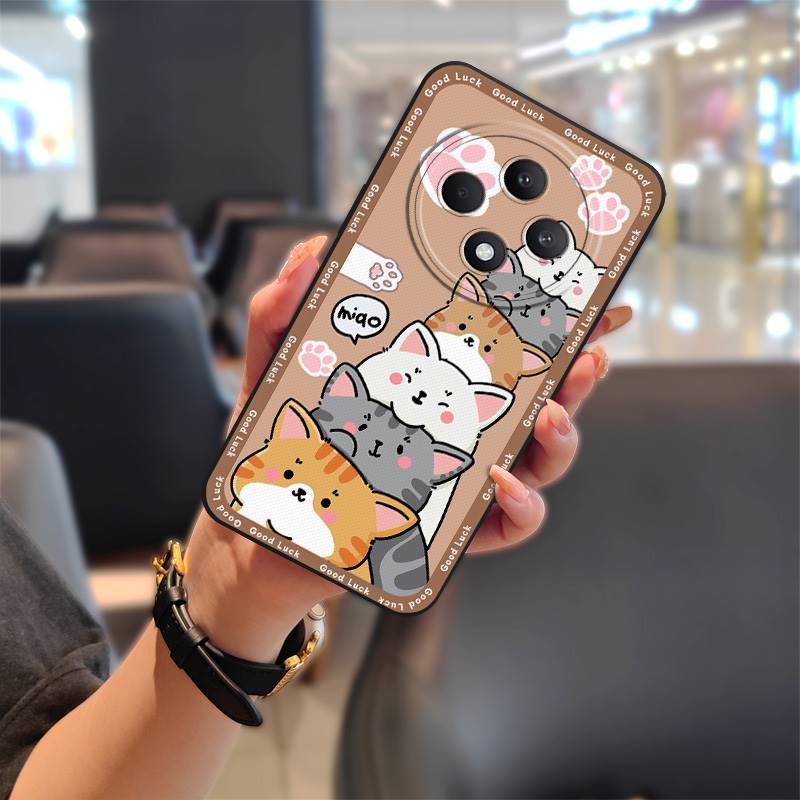 Fashion Design Dirt-resistant Phone Case For OPPO Reno12F 5G Shockproof Anti-dust Full Wrap Back Cover Cartoon Durable