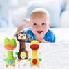 3 Pcs/set Baby Soft Rattles Toys Animal Sound Rattle Toys Infant Early Developmental Baby Toys Newborn Infant Gift