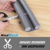 WINDBLOCK Draught Excluder Door Bottom Seal Wind Stopper Seal Insulation Set of 2