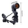 1.8M Cable Cord E27 Socket Softbox Photographic Light Lamp Bulb Base With Umbrella Holder Photography Light Bulb Mount For Photo