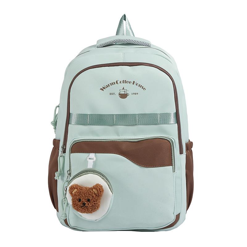 College Style Student Multi-Compartment Lightweight Backpack