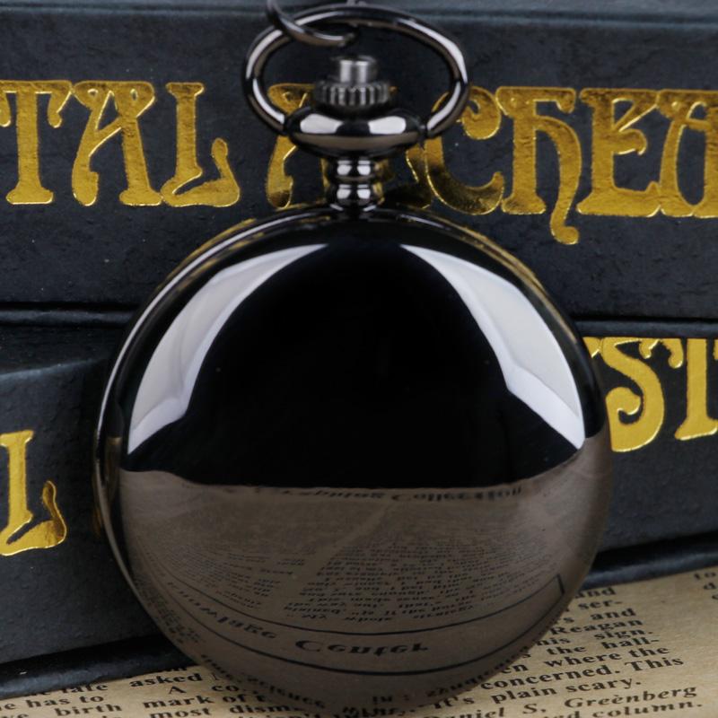 

Black/Bronze/Silver/Gold Polish Smooth Quartz Pocket Watches Retro Necklace Pendant Gift Fob Women Men Watch Relogio De Bolso чёрный