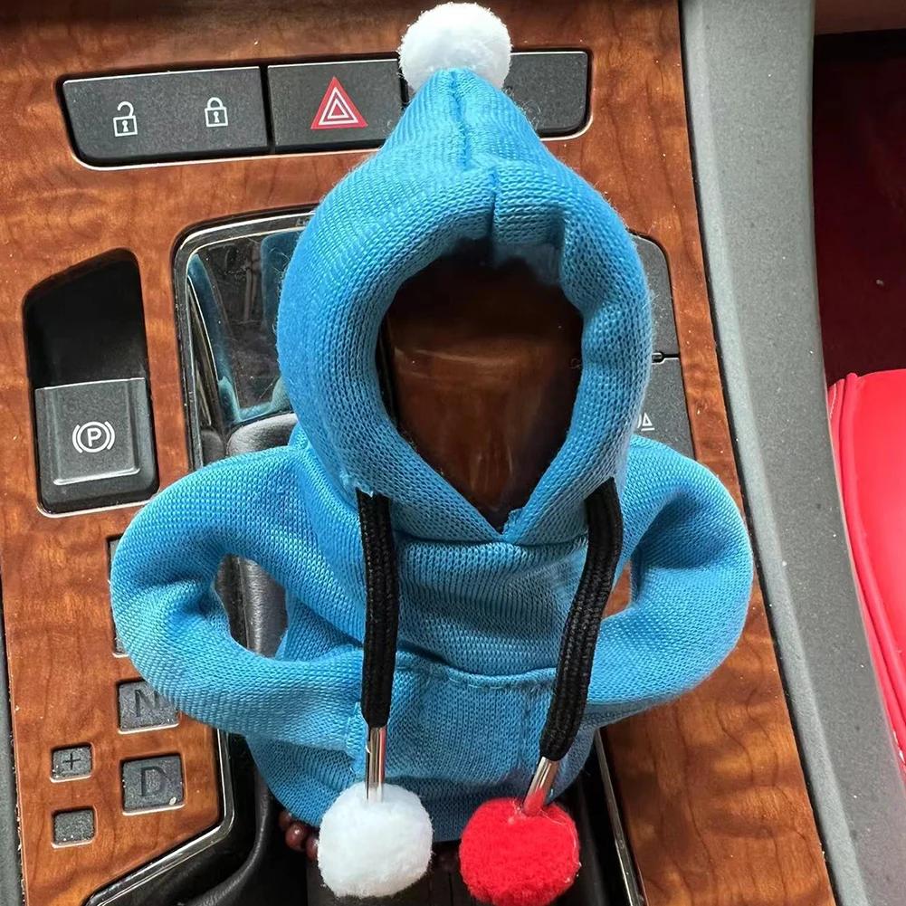 Weihnachten Schalthebelknauf Hoodie Sweatshirt Schalthebelabdeckung Plüsch Schalthebelknaufabdeckung Für Auto Schalthebel Auto Innenraumdekor