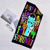 1pc SPRUNKI2 Beach Towel, Beach and Seaside Swimming Pool Equipment, Fashion Pattern, Rectangular, Travel Essentials