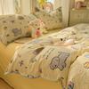 Class A Maternal And Infant Grade Cotton Double-Layer Gauze Shell Edge, Pure Cotton Quilt Cover Student Dormitory Bed