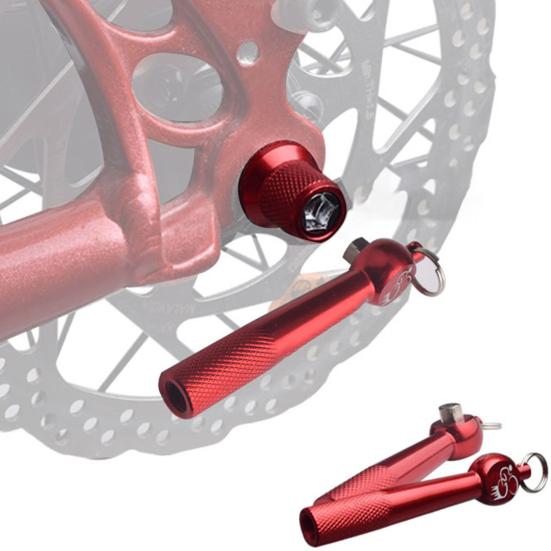 1 Paar MTB Fahrrad Naben Schnellspanner Diebstahlsicherung Spieße Vorne Hinten Leichte Stangen