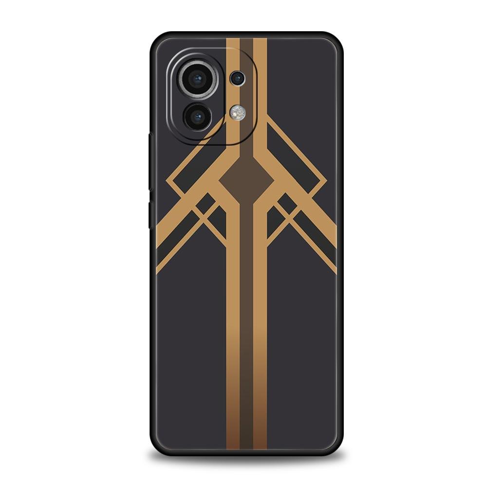 Phone Case For Xiaomi Mi 14 13 12 11 Lite 13T 12T 11x 11T 10T Pro 9T Note 10 Lite Black Cover Honkai Star Rail Game Same Style