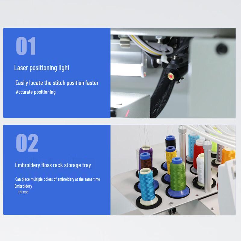 RSRDDY Multifunction Single-Head Embroidery Machine