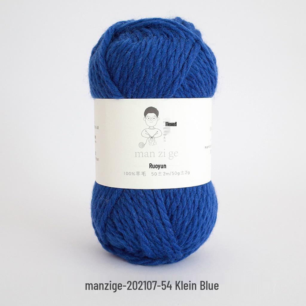 100% reine Wolle Grobgarn zum Handstricken von Mänteln, Schals und Pullovern - 5 mm dick