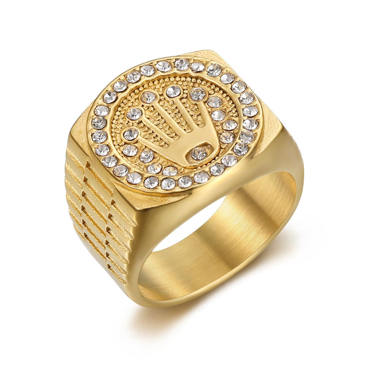 

Серебряное кольцо S925, новое кольцо с тремя бусинами в форме короны, мужское кольцо для ночного клуба в стиле хип-хоп 13