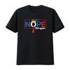Blue Nope Not Again T Shirt Vintage Washed Unisex Casual Fashion Stretched Top For Everyday Wear Graphic Streetwear Versatile