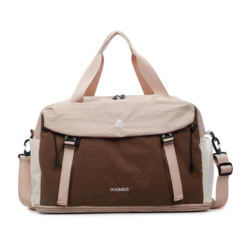 Large capacity short business trip travel bag lightweight fashion hand luggage bag lightweight storage sports yoga fitness bag
