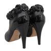 Geniales botines CHANEL de cuero negro para mujer 38.5 G31795 Usados