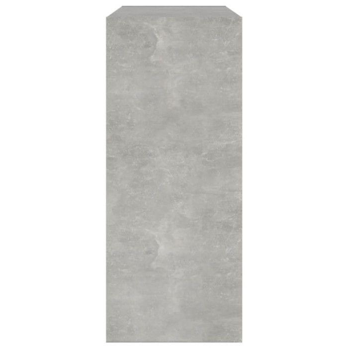VidaXL Bookcase-Room Divider Concrete Grey 80x30x72 Cm