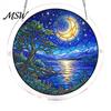 Light Refraction Sun Catcher Acrylic Puzzle Suncatcher, Colorful Window Hanging Ornament, 7.87 Inch Wall Art Decoration, Ideal for Gifting And