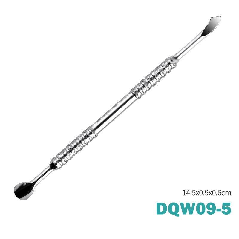 Professional Stainless Steel Nail Cuticle Pusher Heavy Duty Gel Remover Scraper Manicure Equipment