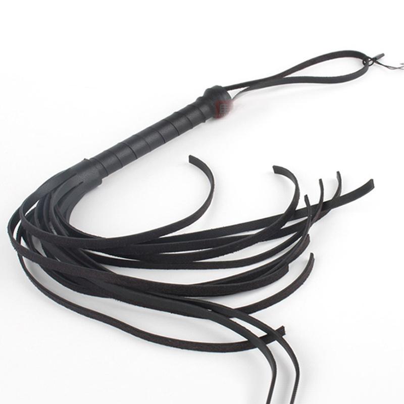 Napa Leather Whip SM Bondage Restraints Flogger Toys Spanking Props Teasing Sex Toy For Couple Adults Game Cosplay