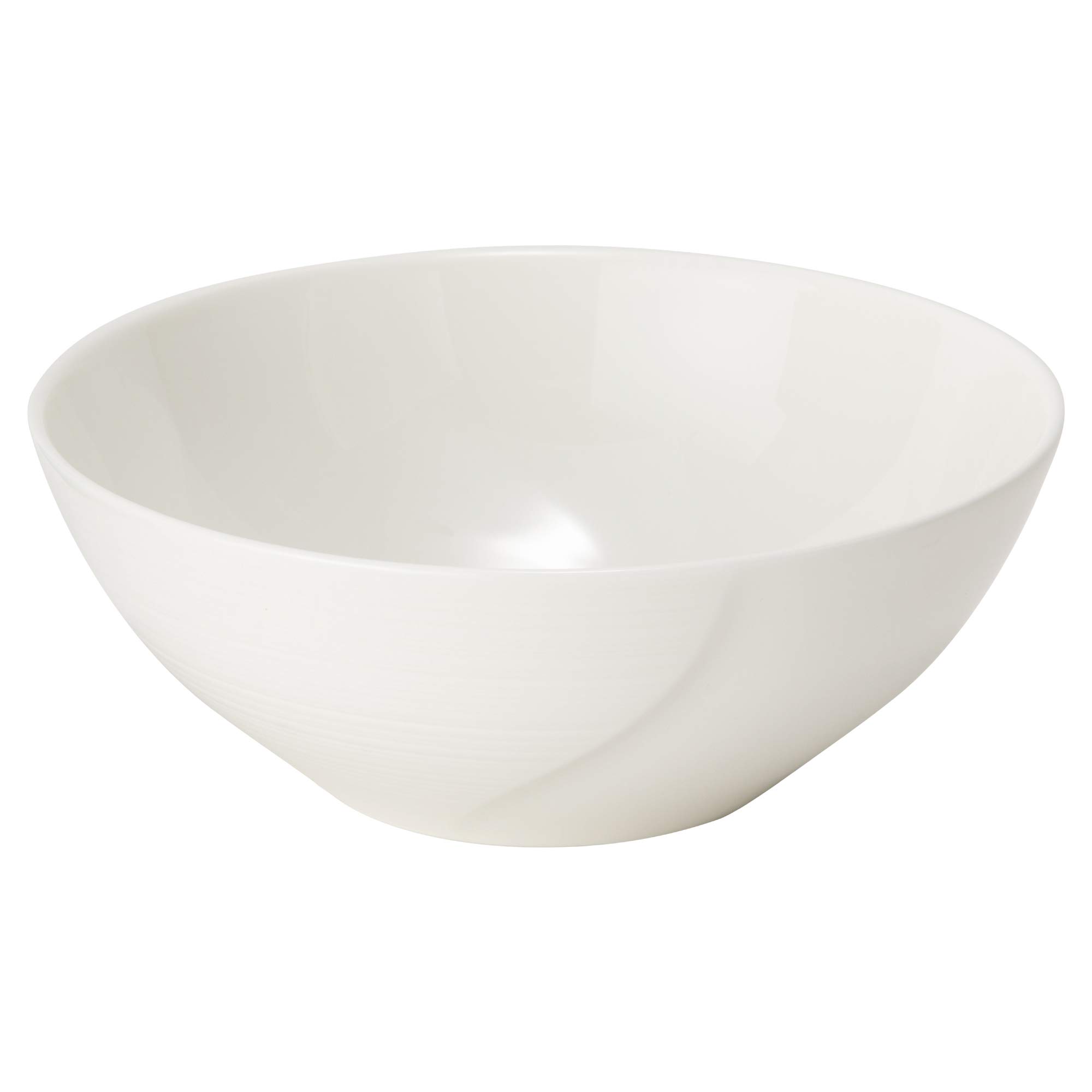 

NARUMI Esprit Bowl, 16cm, White, Simple Relief Design, Cereal Bowl, Microwaveable, Dishwasher Safe, 50180-3554