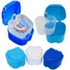Denture Bath Box False Tooth Case Braces Orthodontic Retainer Case With Hanging Net Container Cleaning False Teeth Storage 2028