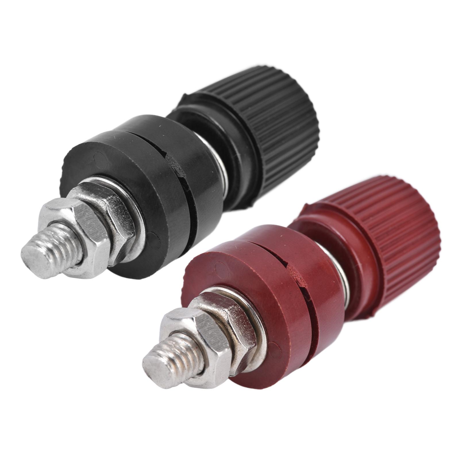 

10 пар клемної колодки регулятора напруги, кріплення M6, 32 мм, гвинт 333 0V380V, червоний, чорний