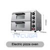 16" Elektrikli Pizza Fırını Fırıncı Fırını Tek Katlı & Çift Paslanmaz Çelik Pişirme Makinesi Ticari Pişirme Fırını Ekmek Gözleme Pişirme