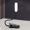 Usb Rechargeable Reading Light 3-level 7 Led Lamp Cold White Working Dimmable Dc-5v Energy/saving Bulbs Eye Protection Clip Book