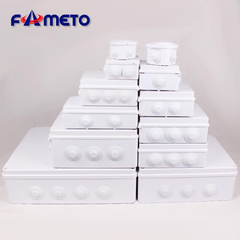 Outdoor Waterproof Underground Plastic Cable Junction Box IP65 with Complete Specifications