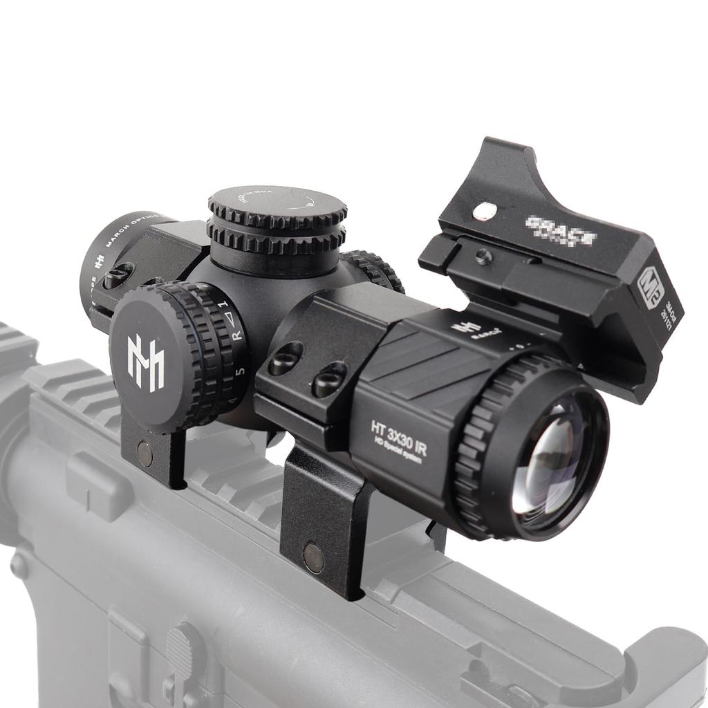 3x30IR Riflescope, Short Scope, 3x Fixed Magnification Sight with 20mm Rail Mount