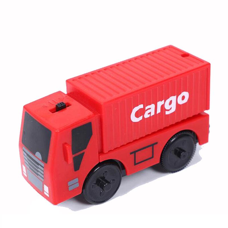 New Kids RC Electric Train Locomotive Magnetic Train Diecast Toy Fit for Wooden Train Railway Track Toys for Children