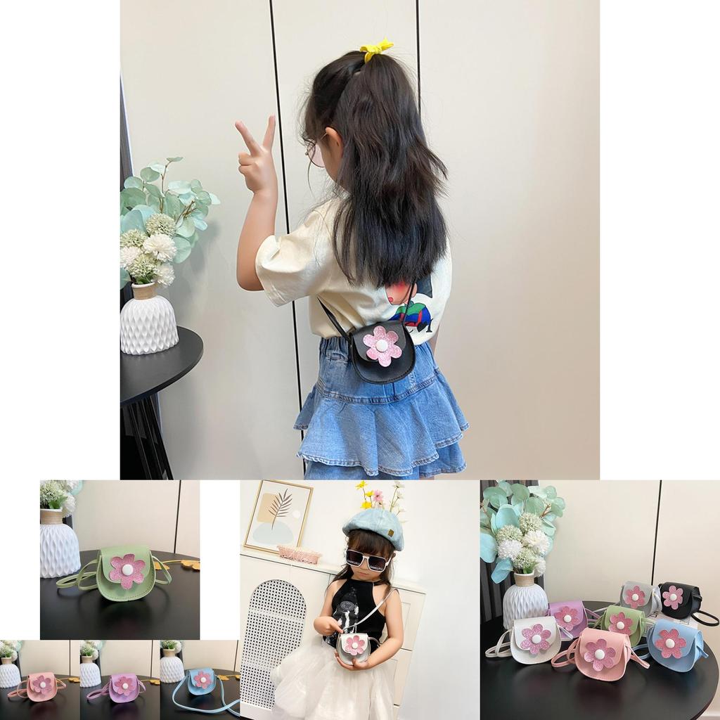 Cute Floral Design Toddler Shoulder Bag Stylish Accessory For Girls And Boys