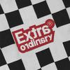 EXTRAORDINARY Checkboard Sweater Black