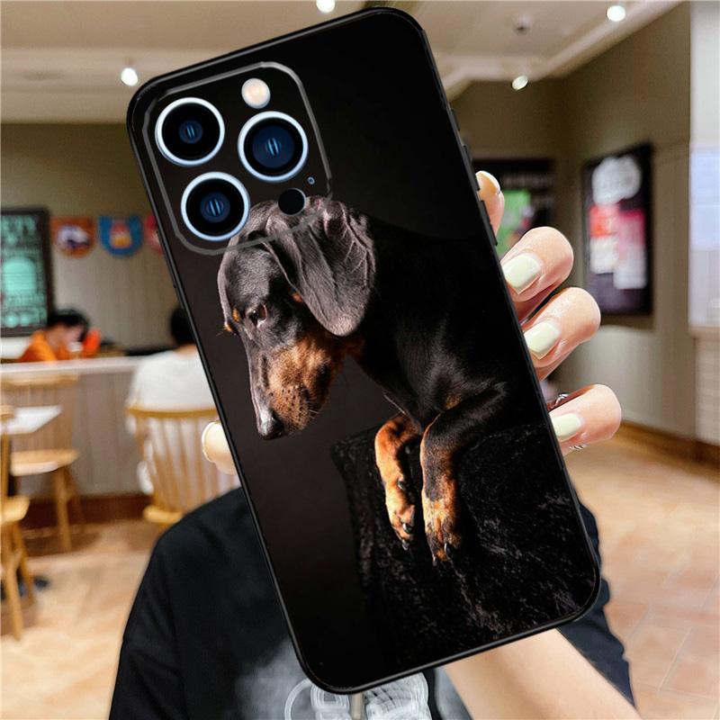 Teckel Dackel Dachshund Dog Case For iPhone 17 16 15 14 13 12 11 Pro Max Mini Plus 16e 17 Air Bumper Cover Accessories