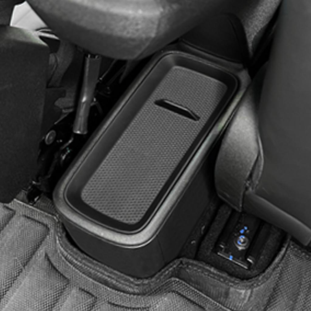 Smabee Left Drive For Byd Seagull - Tpe Rear Center Console Storage Box Behind Armrest Organizer Tray Accessories Black