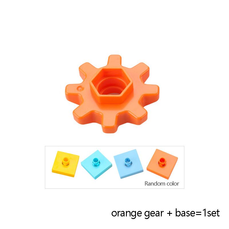 Big Building Blocks Playground Parts Slide Ladder Gear Swing Compatible Bricks Baby Assemble Interactive Toys Gift