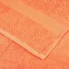 Premium Towels SOLUND 10 Pcs Orange 100 X 200 Cm 600 G M²