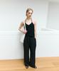 Deolil String Banding Pants_Black