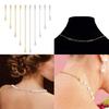 10Pcs Chain Extenders Jewelry Delicate Choker Extender Tail Chain Double Clasp