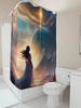 Fantasy Woman In Celestial Landscape Waterproof Shower Curtain
