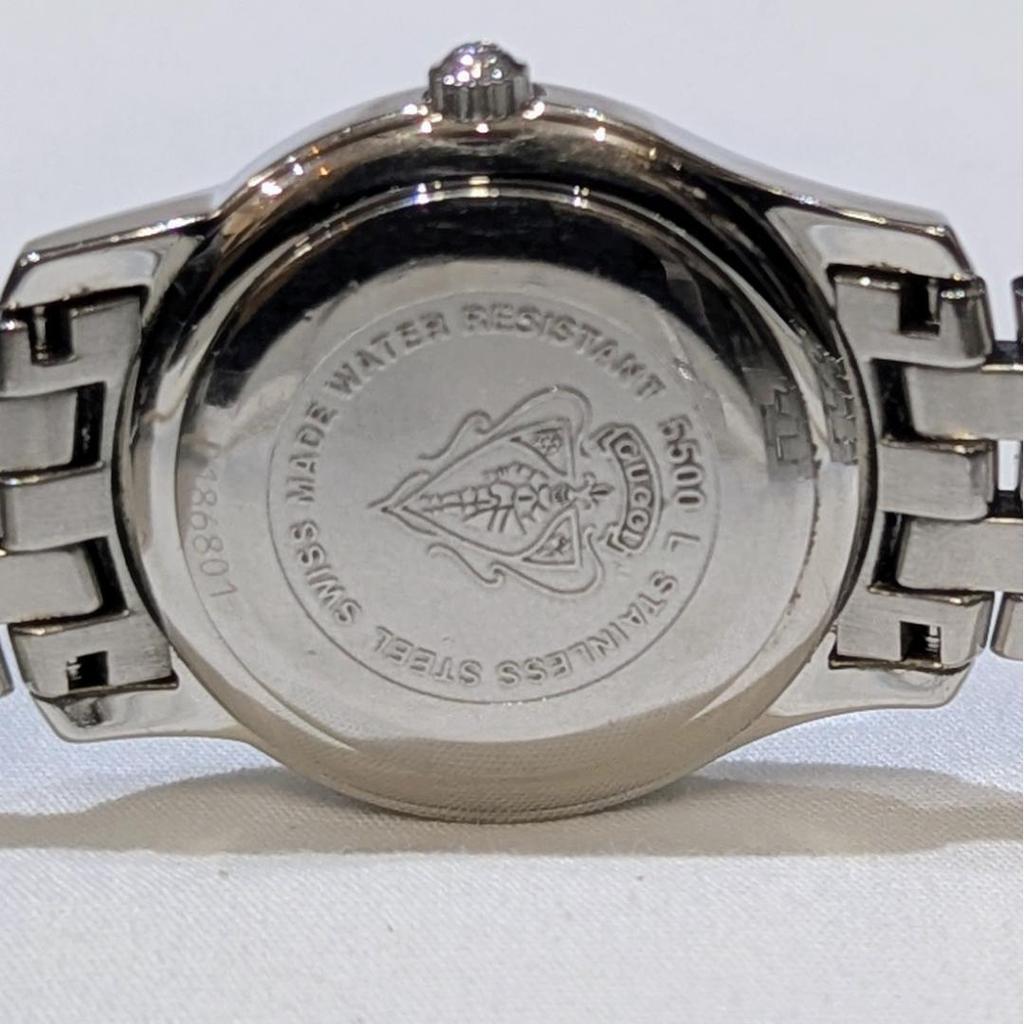 Used GUCCI Gucci 5500L Black Dial Date Ladies Working Product