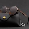 Nuovi Occhiali da Sole Steampunk per Uomo Donna Vintage Trendy Montatura Rotonda in Metallo Lenti Polarizzate Accessori per Guida all'Aperto Equitazione