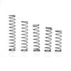 10pcs Spring Steel Micro Small Compression Wire Diameter 0.5mm 0.6mm OD:3/4/5/6/7/8/9/11/12/13/14/15mm Length:5-45mm