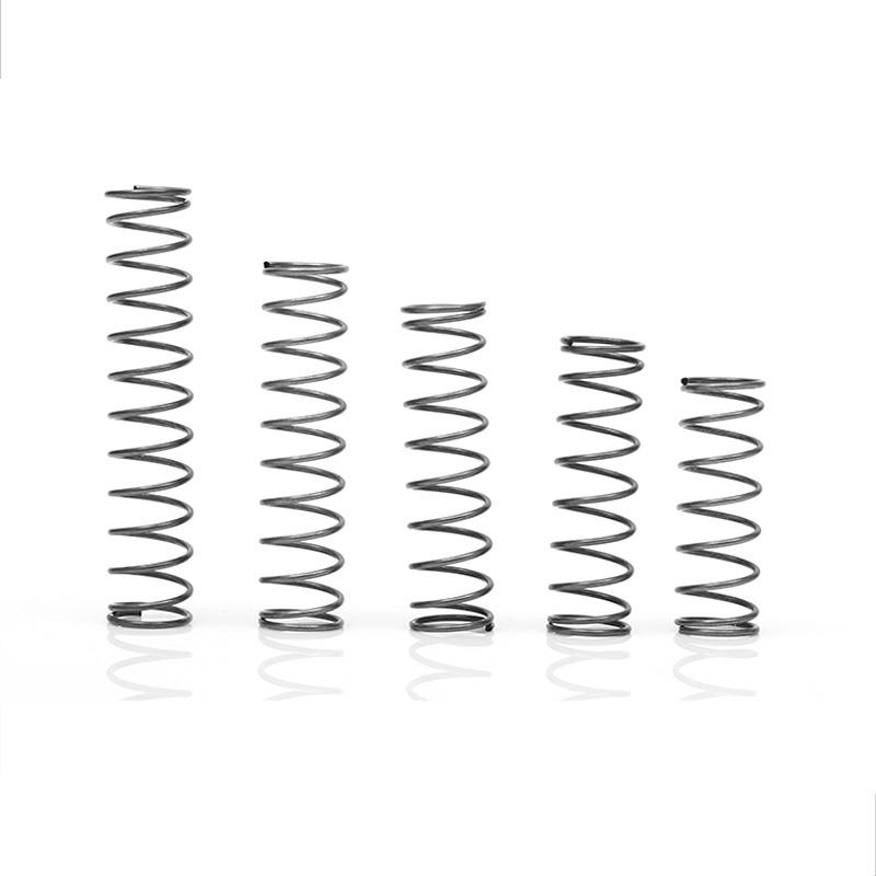10pcs Spring Steel Micro Small Compression Wire Diameter 0.5mm 0.6mm OD:3/4/5/6/7/8/9/11/12/13/14/15mm Length:5-45mm