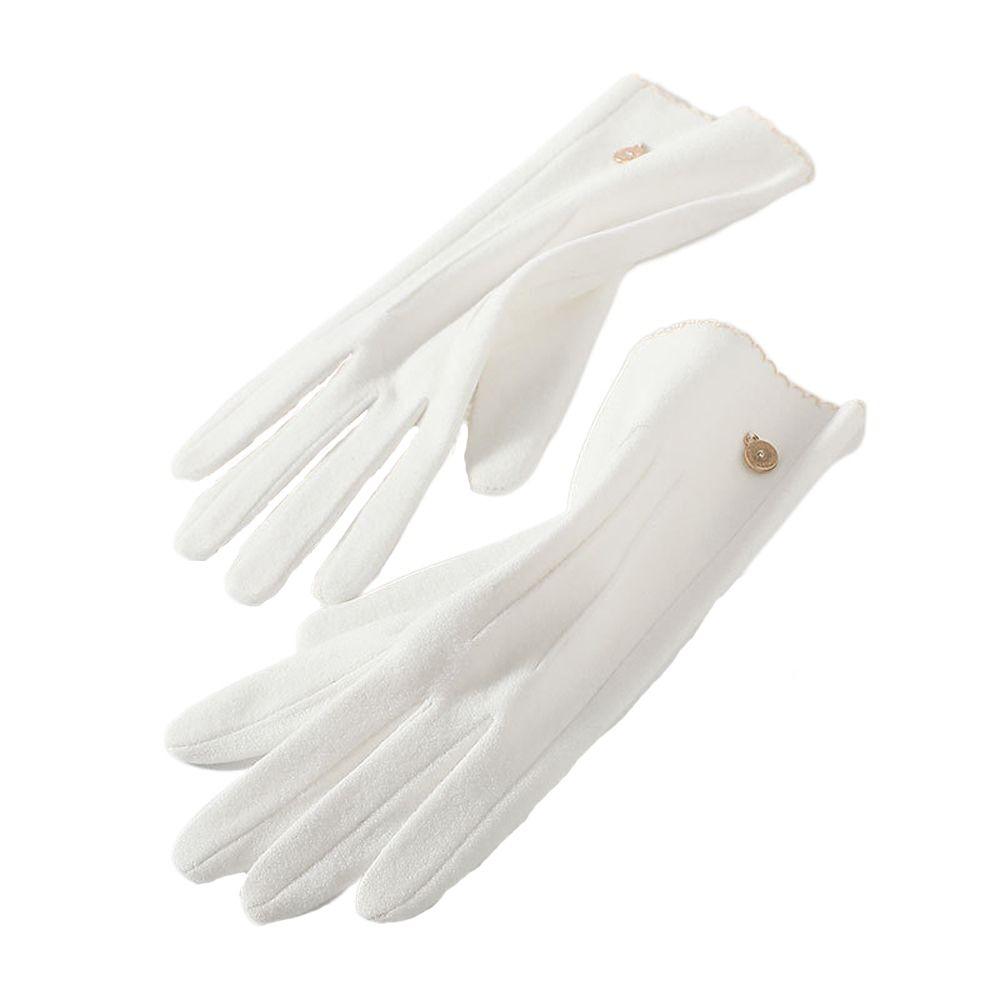 Warm halten Outdoor Winddicht Einfarbig Damen Handschuhe Klapphandschuhe Dicke Fäustlinge