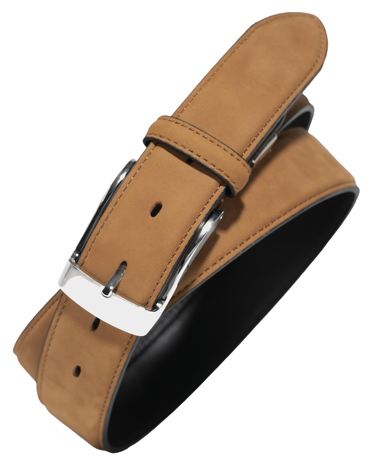 

genuine made in Himeji adjustable size [TAVARAT] Belt, leather, men s, Japan, 35mm, nubuck, leather, (верблюд)