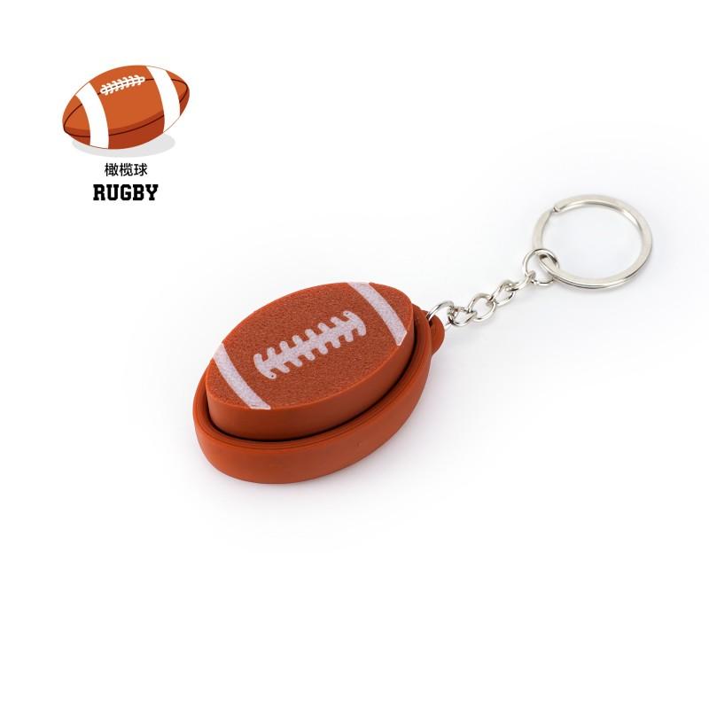 

Bread Keycap Keychain Stress Ease Clicker Mechanical Keyboard Button Keyring Pendant Decompress Fingertip Keyring Decoration Present AS PICTURE