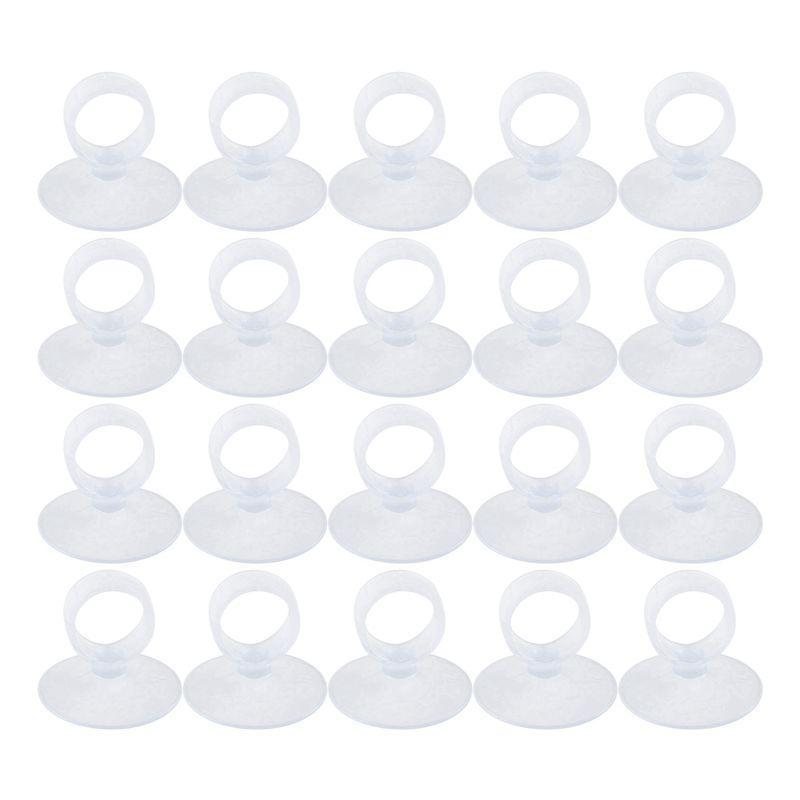 A84E-40 Pcs Air Plant Holder, Plant Pot Tillandsia Holder Air Plant Hanger With Suction Cup For Hanging (Plants Not Included)