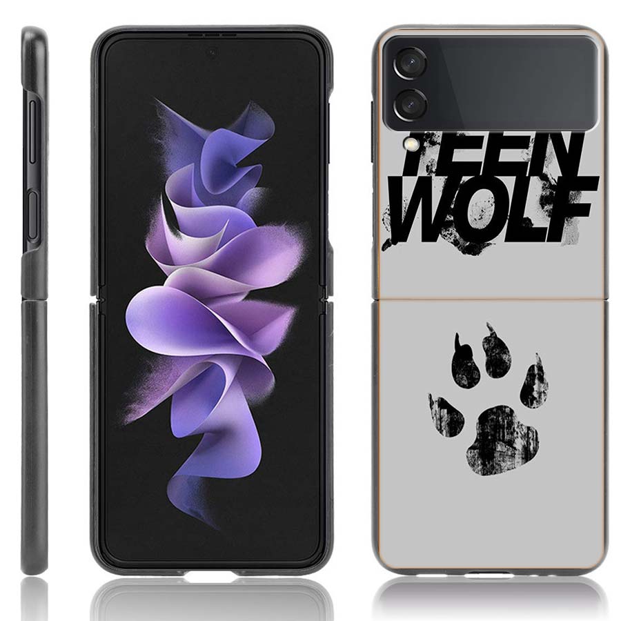 

Teen Wolf Funda Phone for Samsung Z Flip 7 6 Galaxy Z Flip 5 3 4 5G Case Black Hard PC Shell Protective Cover Samsung Z Flip 6 5G