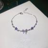 Exquisite Zirconia Bow Heart Bracelet: High-End, Versatile, Dopamine Sparkle for Women