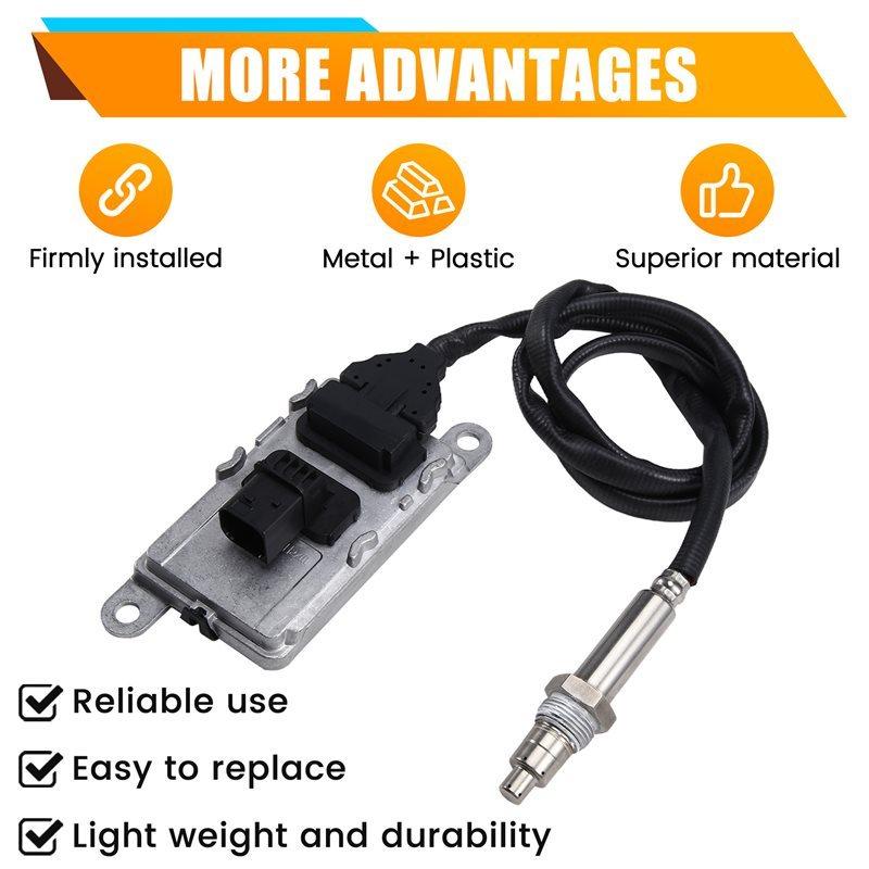 Nox Sensor For DAF Euro 6 Truck- 24V Nitrogen Oxides Detection Part Numbers 5WK96661D 2006245 2236408 1904788 1973527
